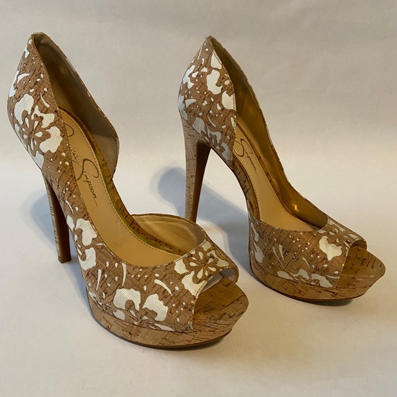 Jessica Simpson Shoes - Jessica Simpson Silita D'orsay Platform Heels 7.5